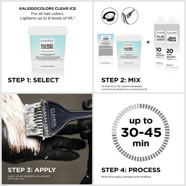 Clear Ice Powder Lightener Tub
