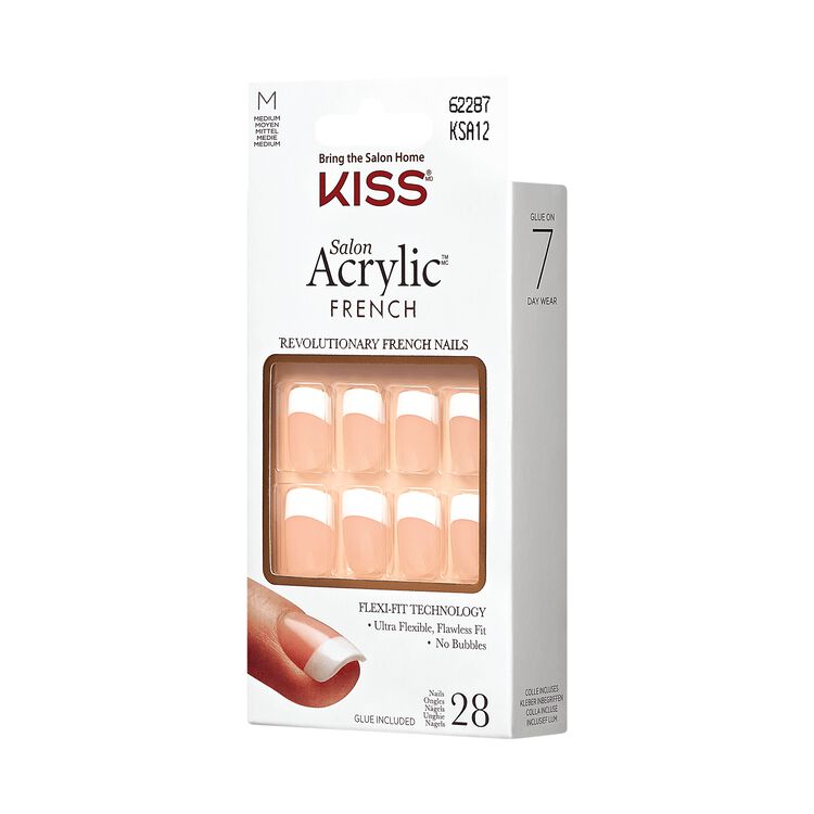 Salon Acrylic French Press-On Nails - Rumour Mill