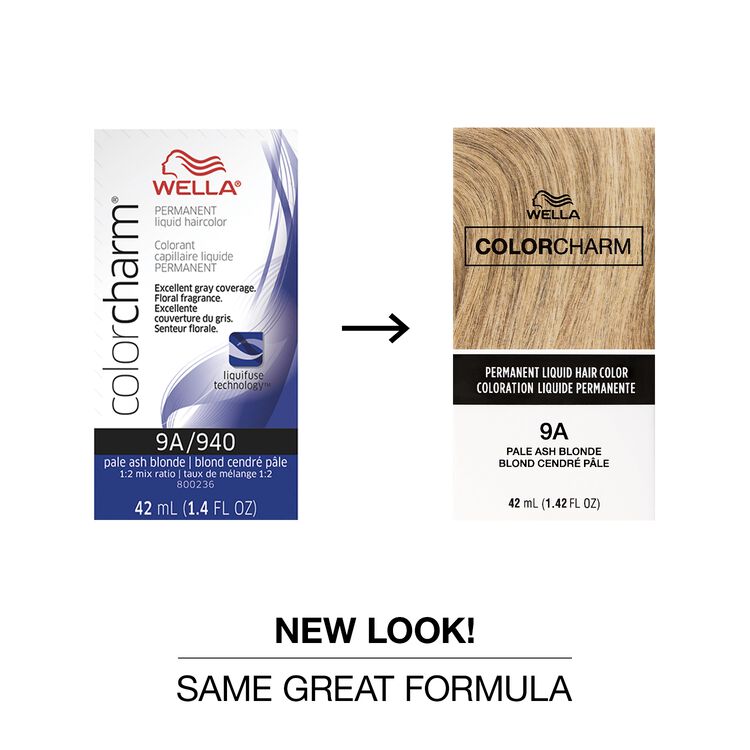 9A Pale Ash Blonde Permanent Liquid Hair Color