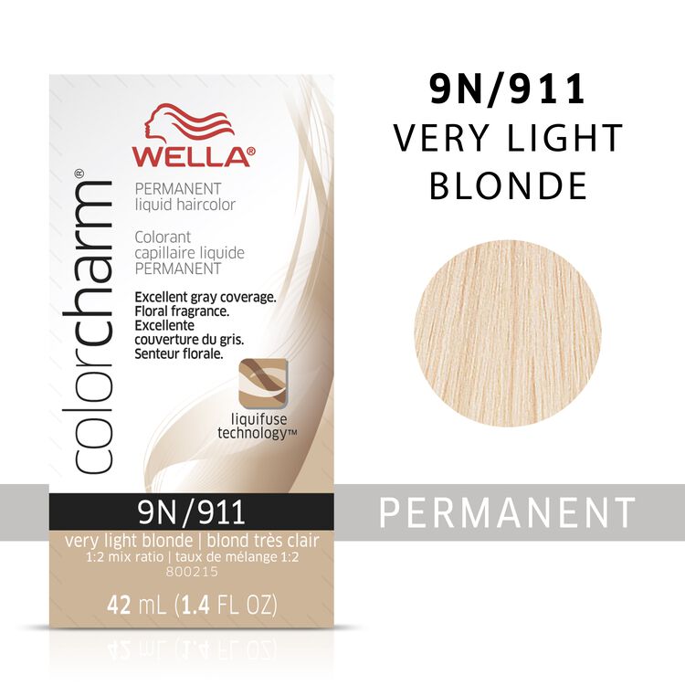 Very Light Blonde colorcharm Liquid Permanent Hair Color