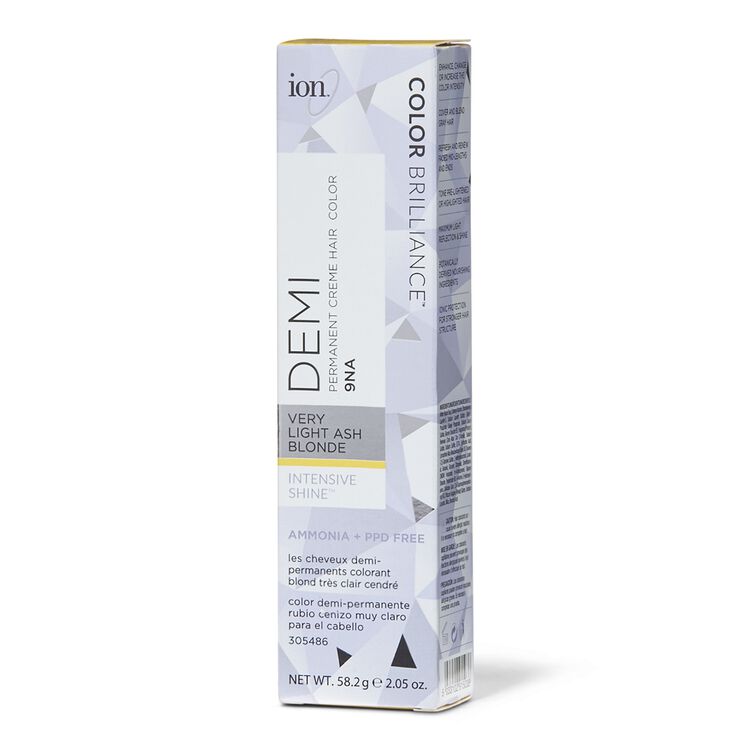 Intensive Shine 9NA Very Light Ash Blonde Demi Permanent Creme Hair Color