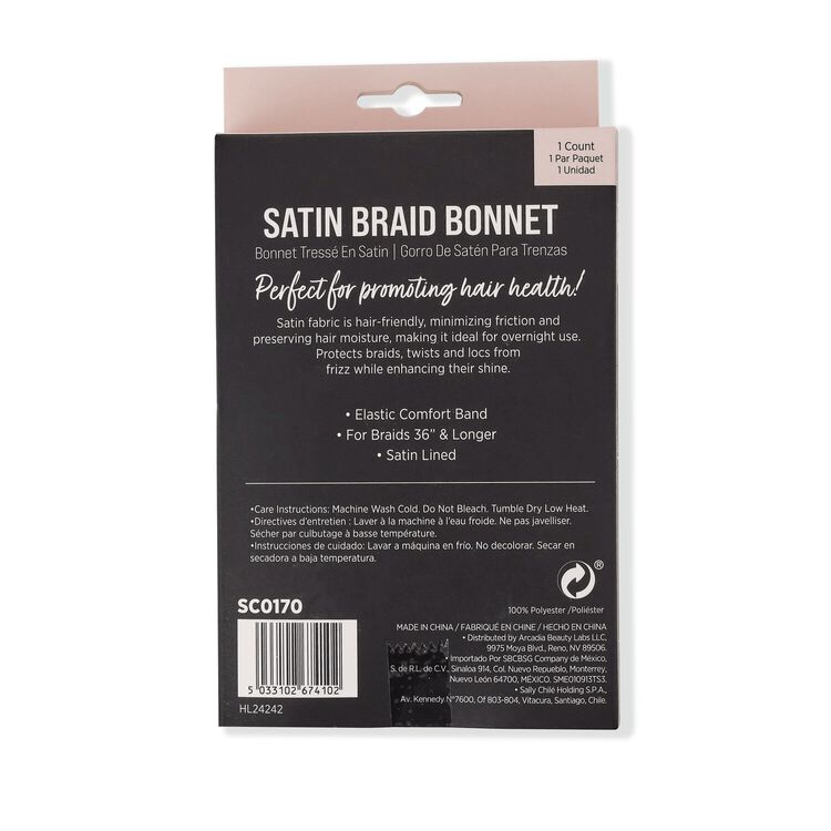 Satin Braid Bonnet