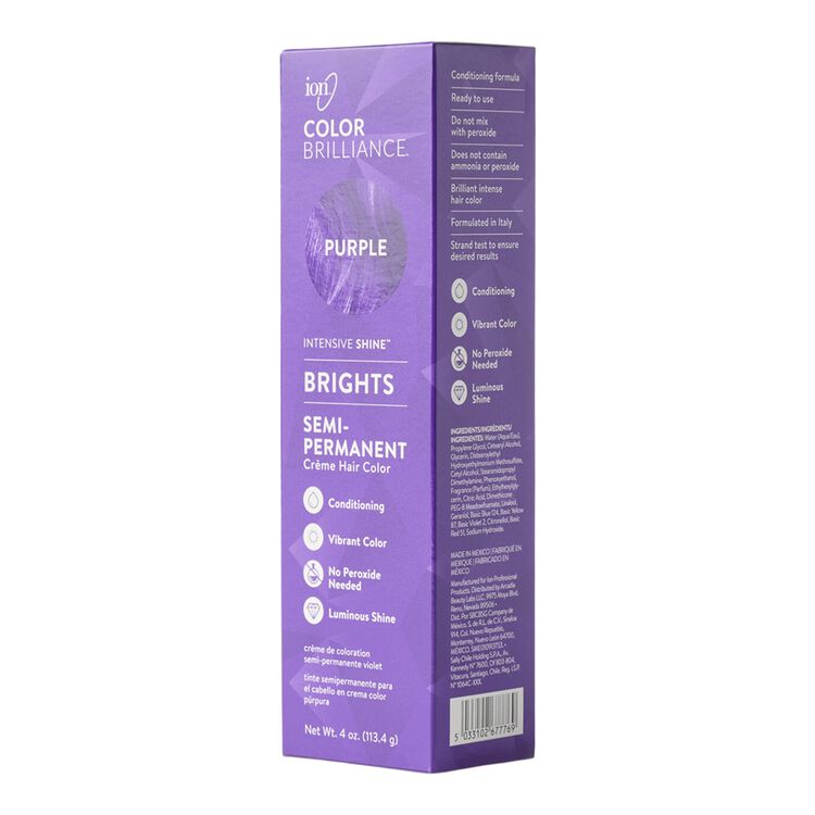 Semi-Permanent Brights Hair Color Purple