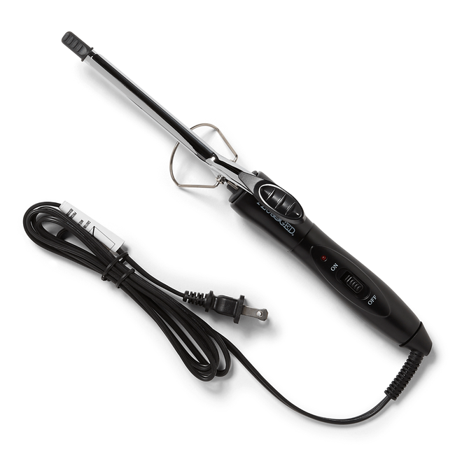 Plugged In HeatMaster Chrome 3 8 Inch Curling Iron