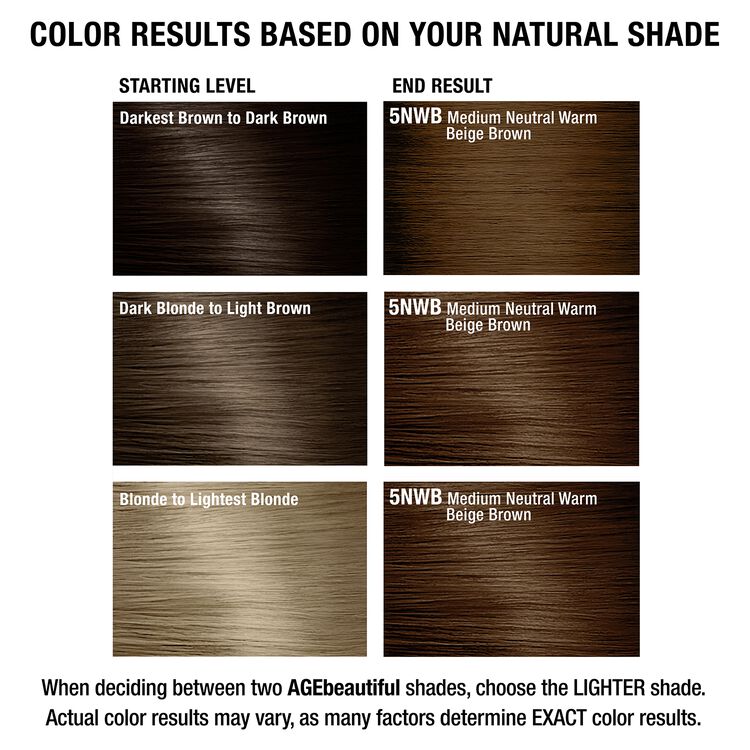 5NWB Medium Neutral Warm Beige Brown Permanent Liqui-Creme Hair Color