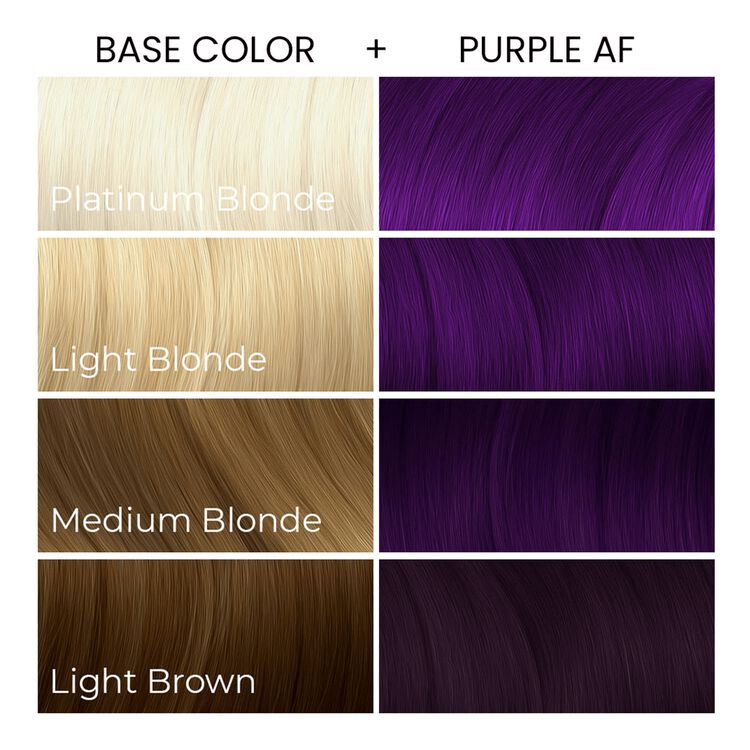 Purple AF Semi Permanent Hair Color 8 oz.