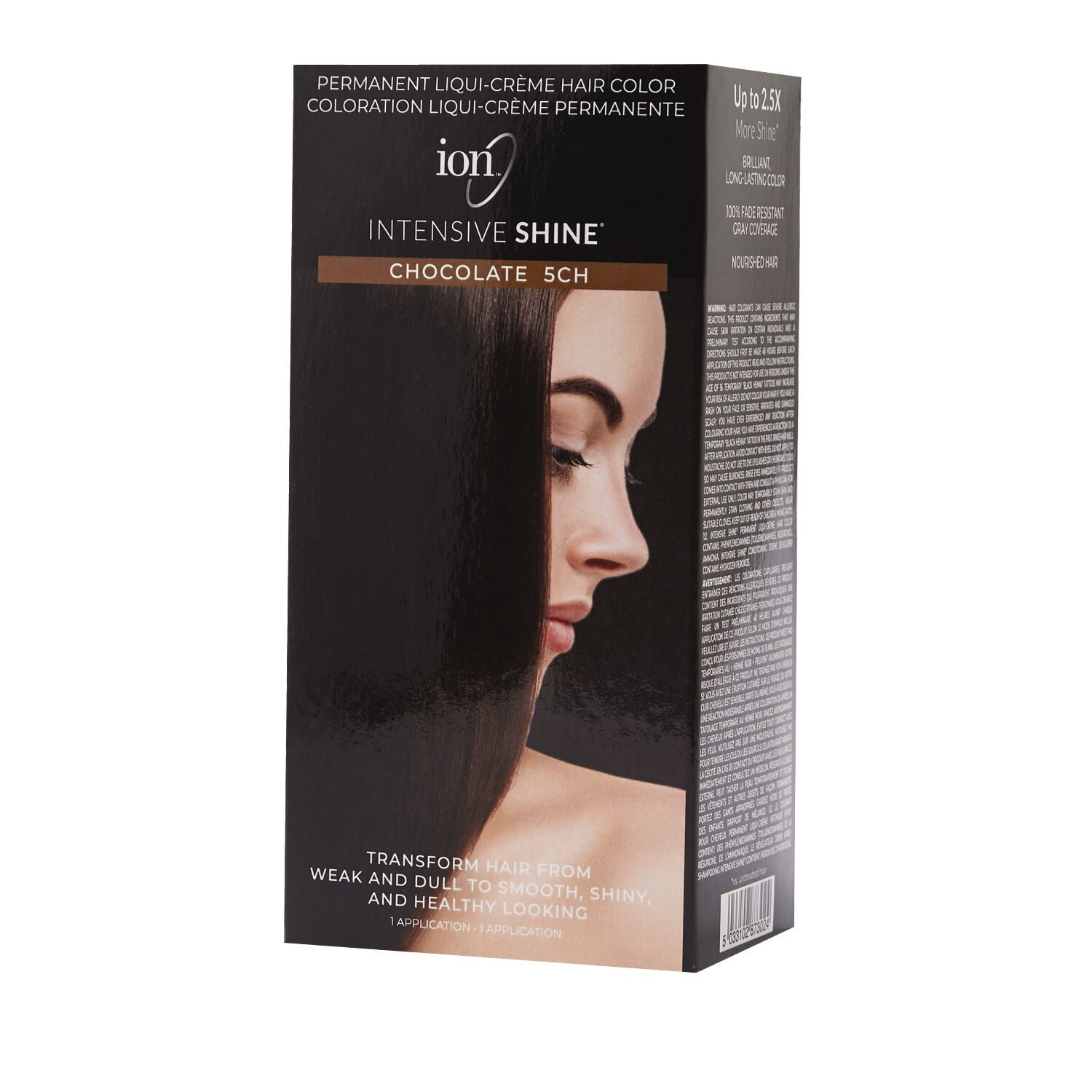 ion Intensive Shine Hair Color Kit Chocolate 5CH Hair Color Kit Sally Beauty
