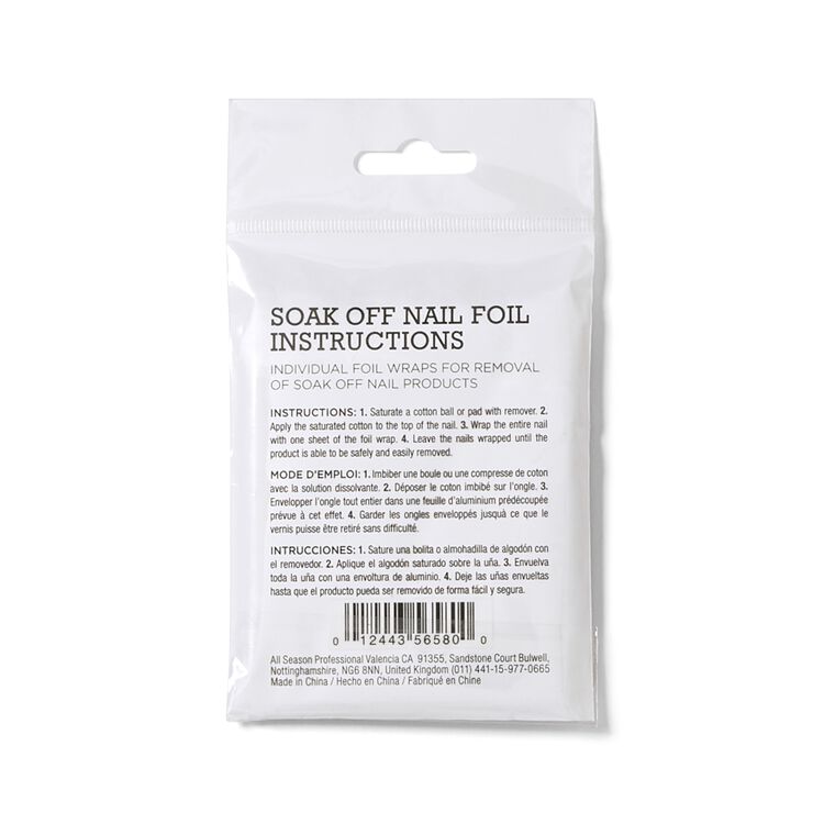 Gel Polish Soak Off Nail Foils