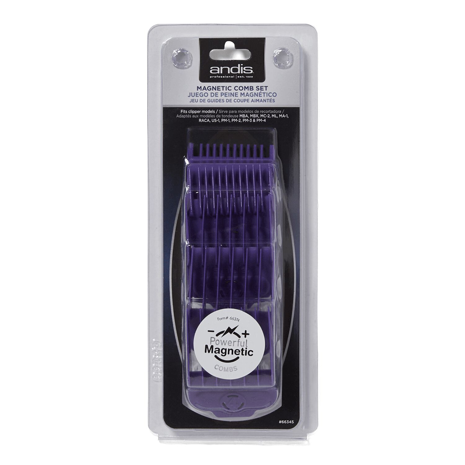 Clipper Guide Set (5 pcs) by Andis Hair Clipper Accessories