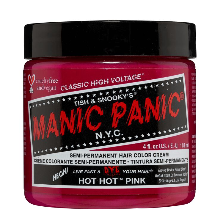 Manic Panic Semi-Permanent Hair Color Cream Hot Hot Pink