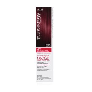 4RV Dark Red Violet Brown Permanent Liqui Cr&egrave;me Hair Color Red Violets Collection