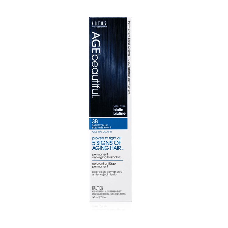 3B Darkest Blue Permanent Liqui-Creme Hair Color