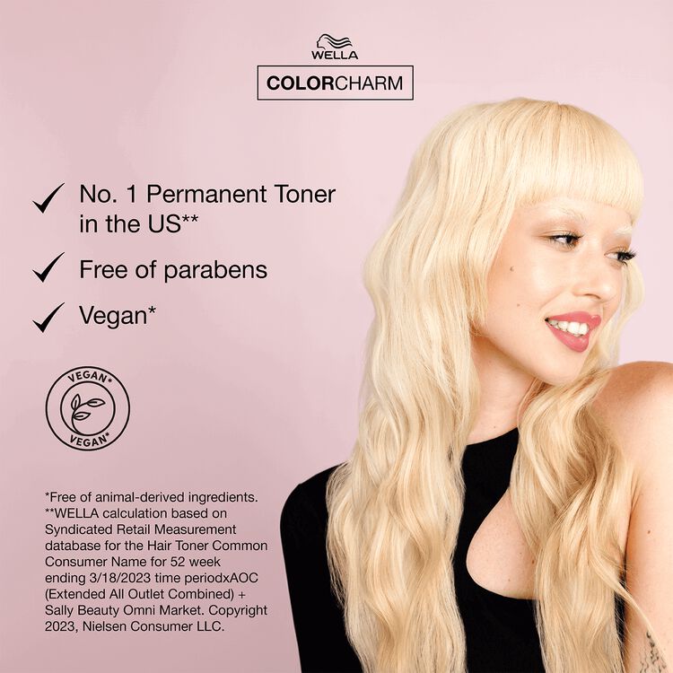 Pale Ash Blonde Permanent Liquid Toner