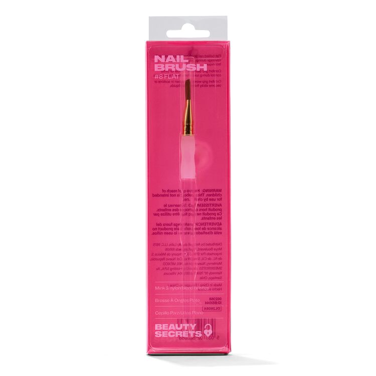 #8 Flat Pro Comfort Grip Nail Brush