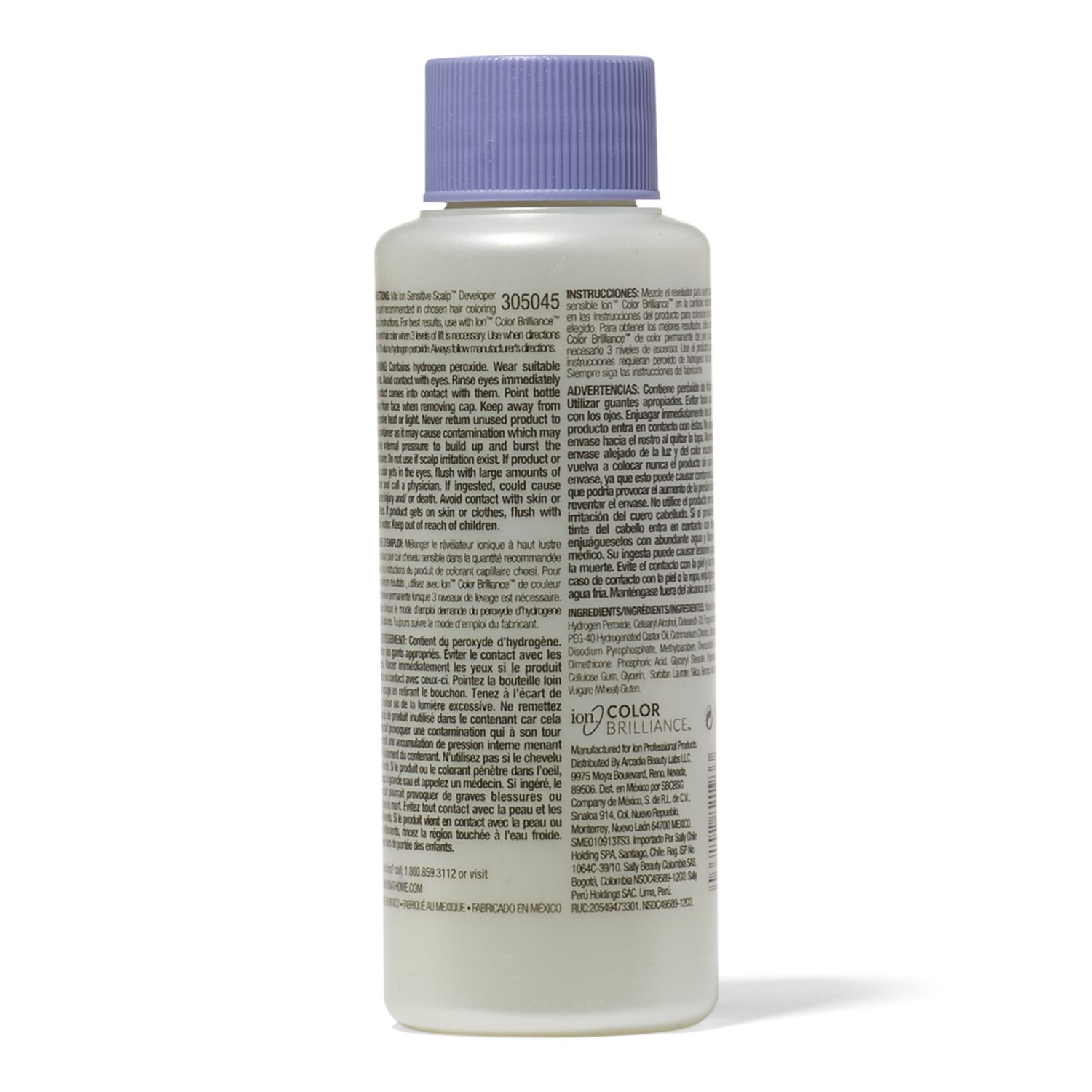 ion Sensitive Scalp 30 Volume Creme Developer 4 oz Color Developers
