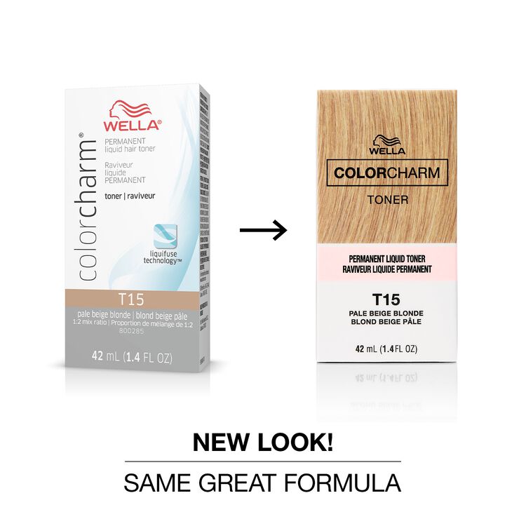 Pale Beige Blonde Permanent Liquid Toner