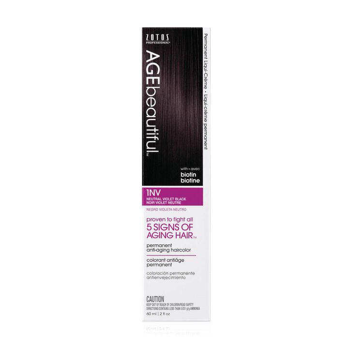 1NV Neutral Violet Black Permanent Liqui-Cr&egrave;me Haircolor Neutral Violet Collection