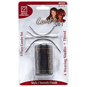 Brown Weaving Thread & Needle