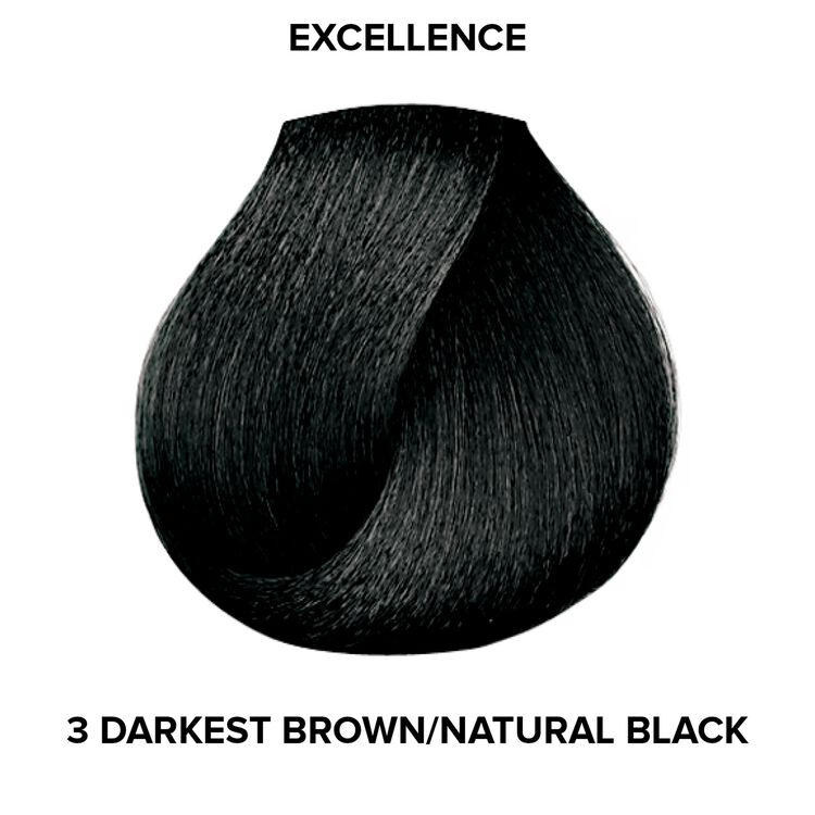L'Oreal Excellence Creme Darkest Brown Black