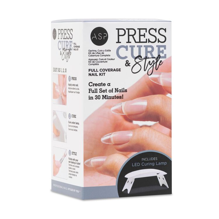 ASP Press, Cure & Style Nail Kit Nail Glue & Powder Sally Beauty