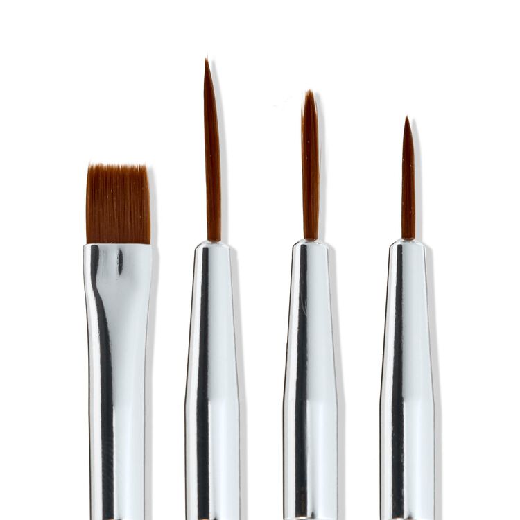 4 Pack Nail Art Brush Set