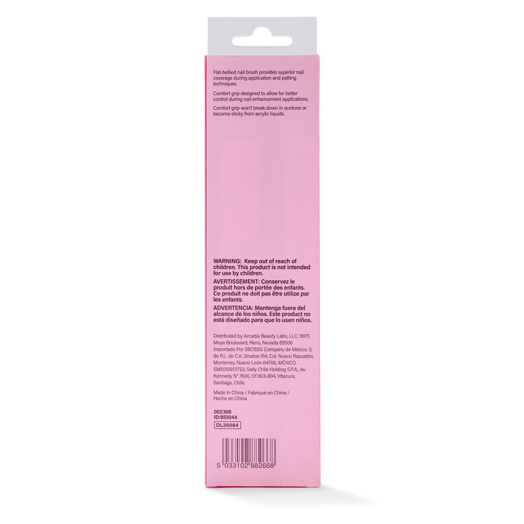 #8 Flat Pro Comfort Grip Nail Brush