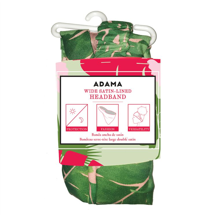 Tropical Wide Satin Lined Headband