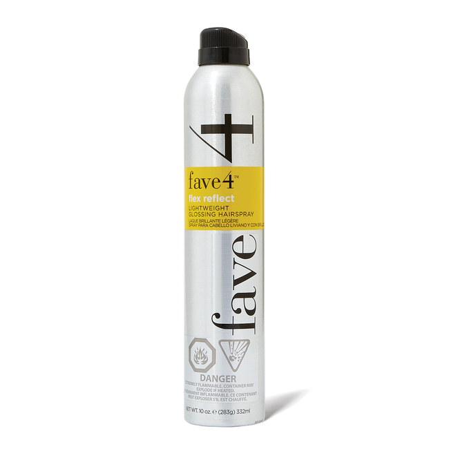 Fave4 Flex Reflect Lightweight Glossing Hairspray Hair Spray Sally