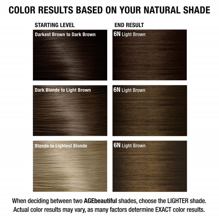 6N Light Brown Permanent Liqui-Creme Hair Color