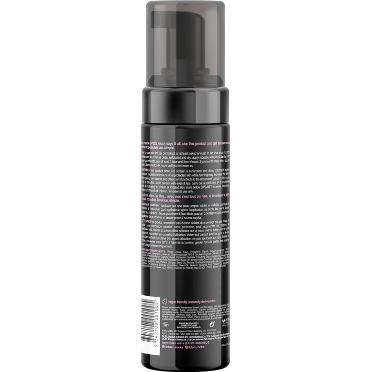 I want the darkest tan possible - self tan mousse