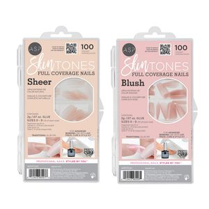 Full Coverage Skin Tone Nails