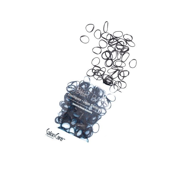 Black Rubber Bands 200 CT