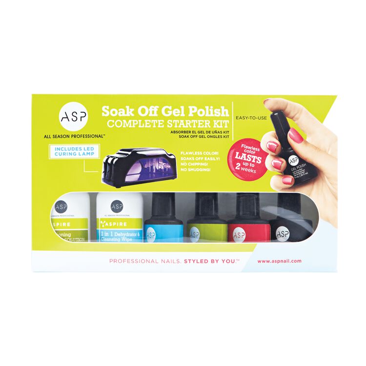 Asp Soak Off Gel Nail Polish Starter Kit Gel Nail Polish Kits Sally Beauty