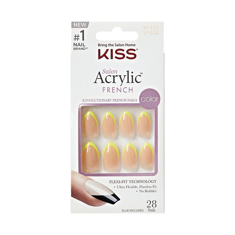 Salon Acrylic French Color Press-On Nails - Hype