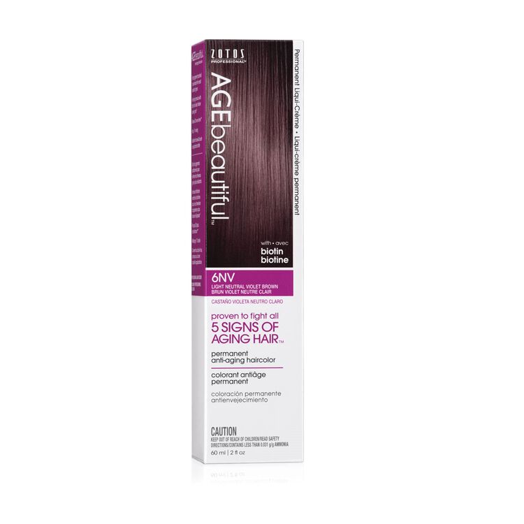 6NV Light Neutral Violet Brown Permanent Liqui-Crème Haircolor Neutral Violet Collection