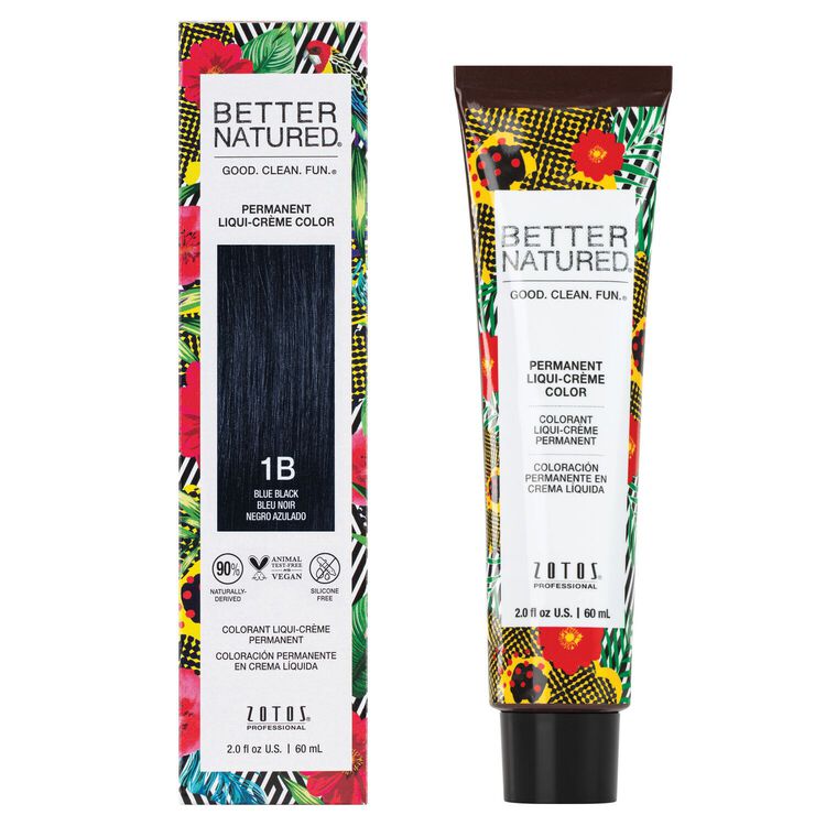 1B Blue Black Permanent Liqui-Cr&egrave;me Hair Color
