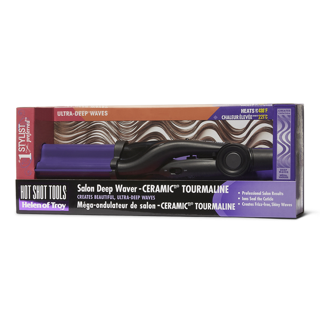 Canada Compliant Nano Ceramic Deep Hair Waver By Hot Shot Tools Hair Styling Tools Sally Beauty