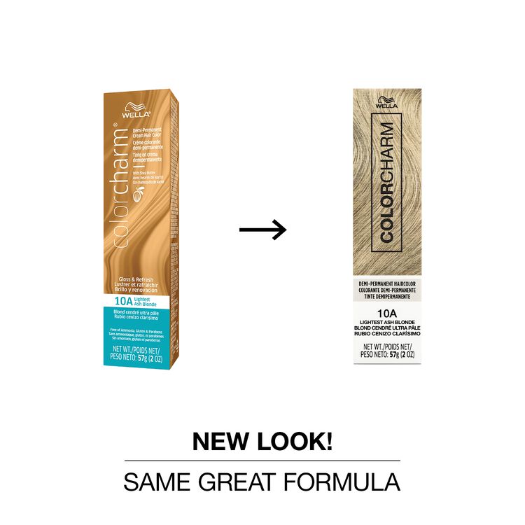 10A Lightest Ash Blonde Demi Permanent Cream Hair Color