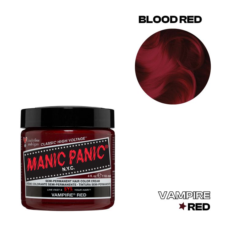 Manic Panic Semi-Permanent Hair Color Cream Vampire Red