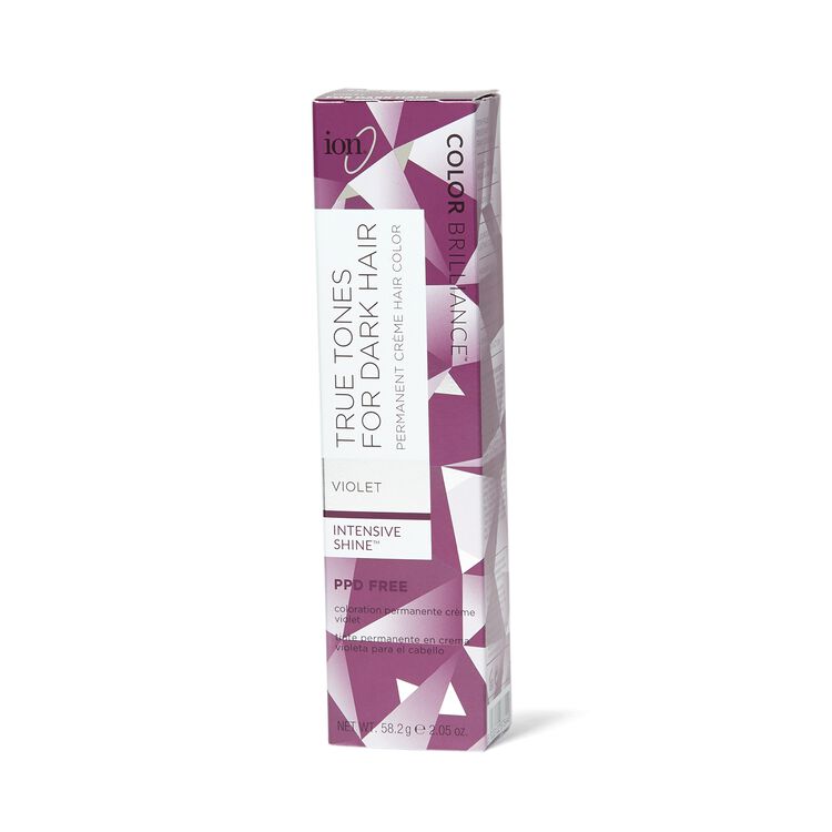 True Tones for Dark Hair Permanent Crème Hair Color Violet