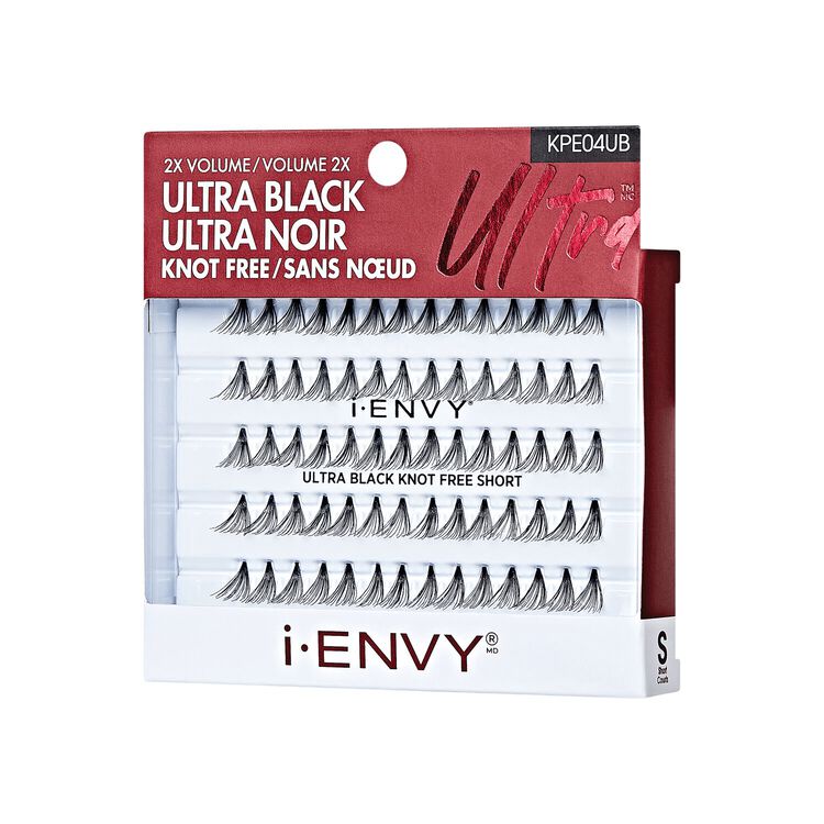 i-Envy Ultra Black Knot Free Short Lashes
