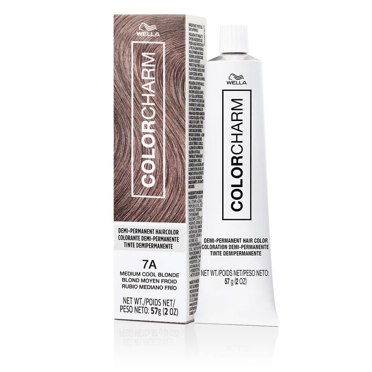 7A Medium Cool Blonde Demi Permanent Cream Hair Color