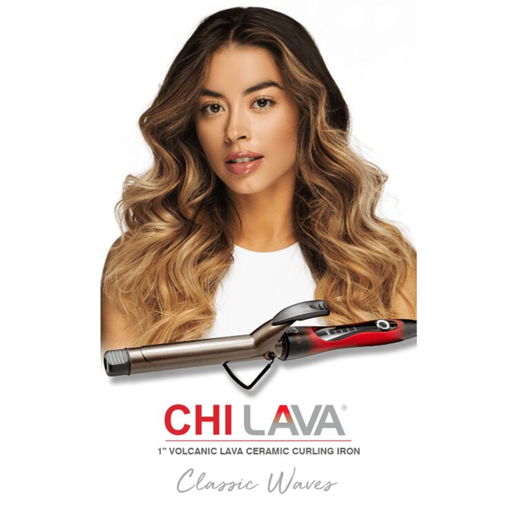 1" Volcanic Lava Ceramic Curling Iron