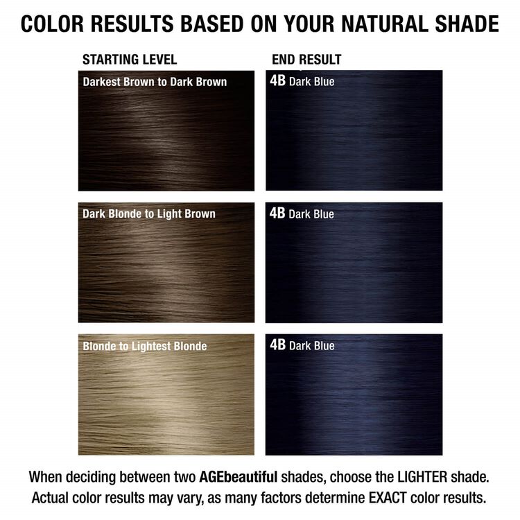 4B Dark Blue Permanent Liqui-Creme Hair Color