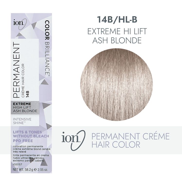 14B Extreme High Lift Ash Blonde Permanent Creme Hair Color