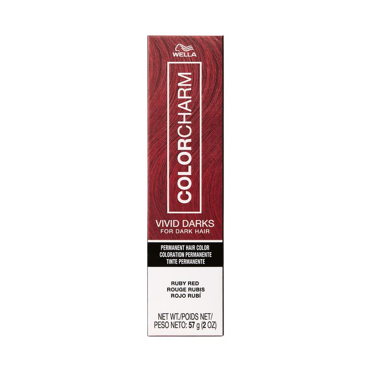 Vivid Darks Permanent Cream Hair Color Ruby Red