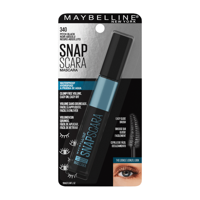 Maybelline Snapscara Waterproof Mascara Pitch Black | Mascara | Sally Beauty