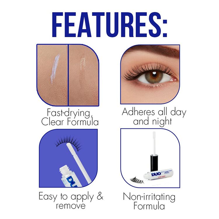 DUO Quick-Set Striplash Adhesive Clear