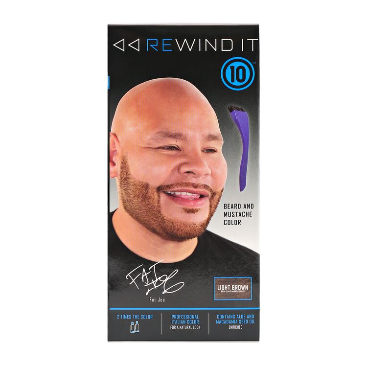 Light Brown Men's Beard and Mustache Color