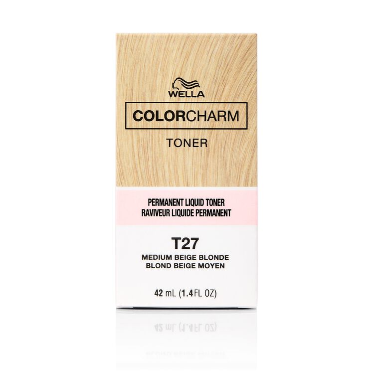 Medium Beige Blonde Permanent Liquid Toner